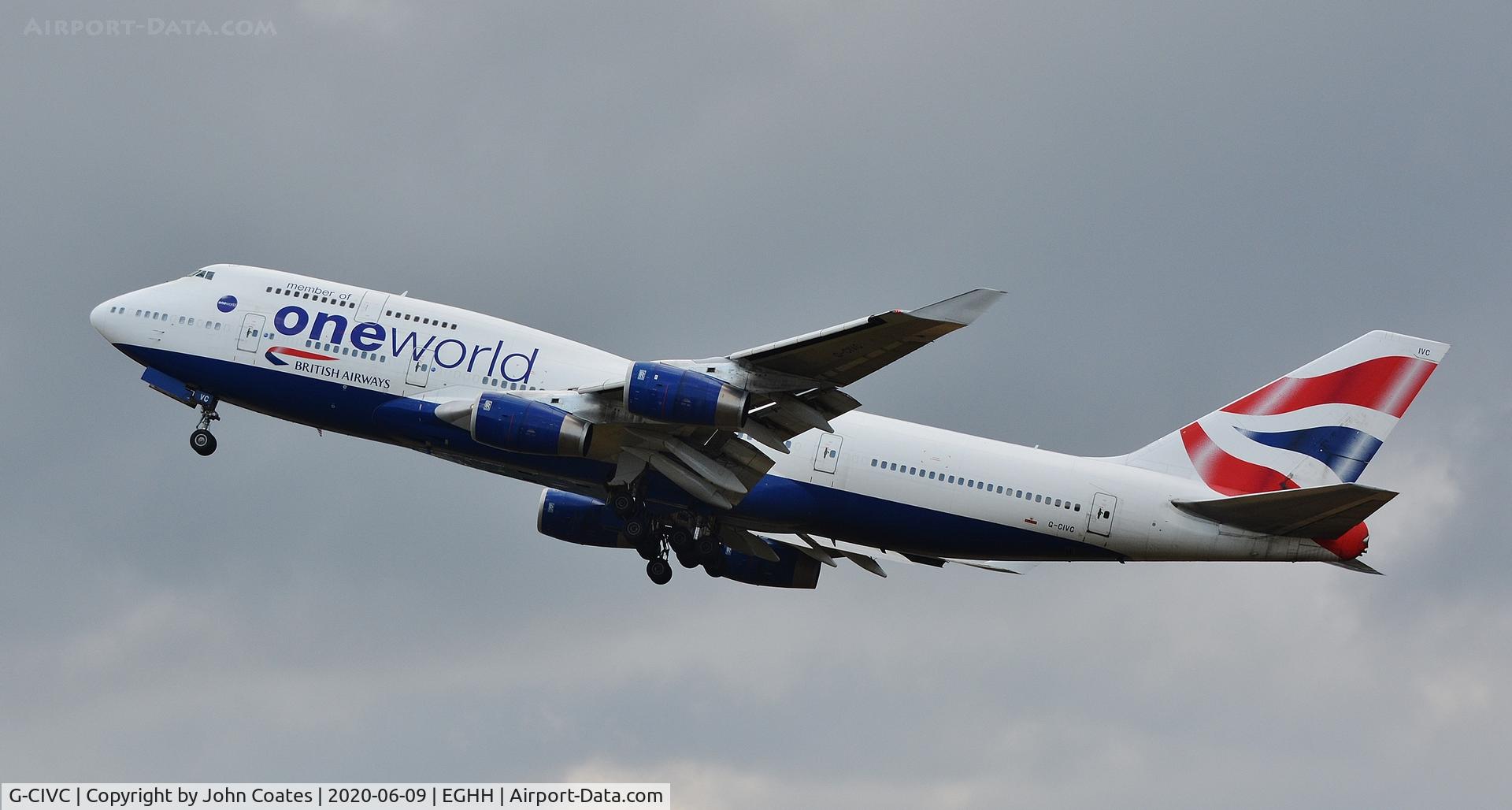 G-CIVC, 1994 Boeing 747-436 C/N 25812, Departing after a period of storage due Covid crisis at LHR