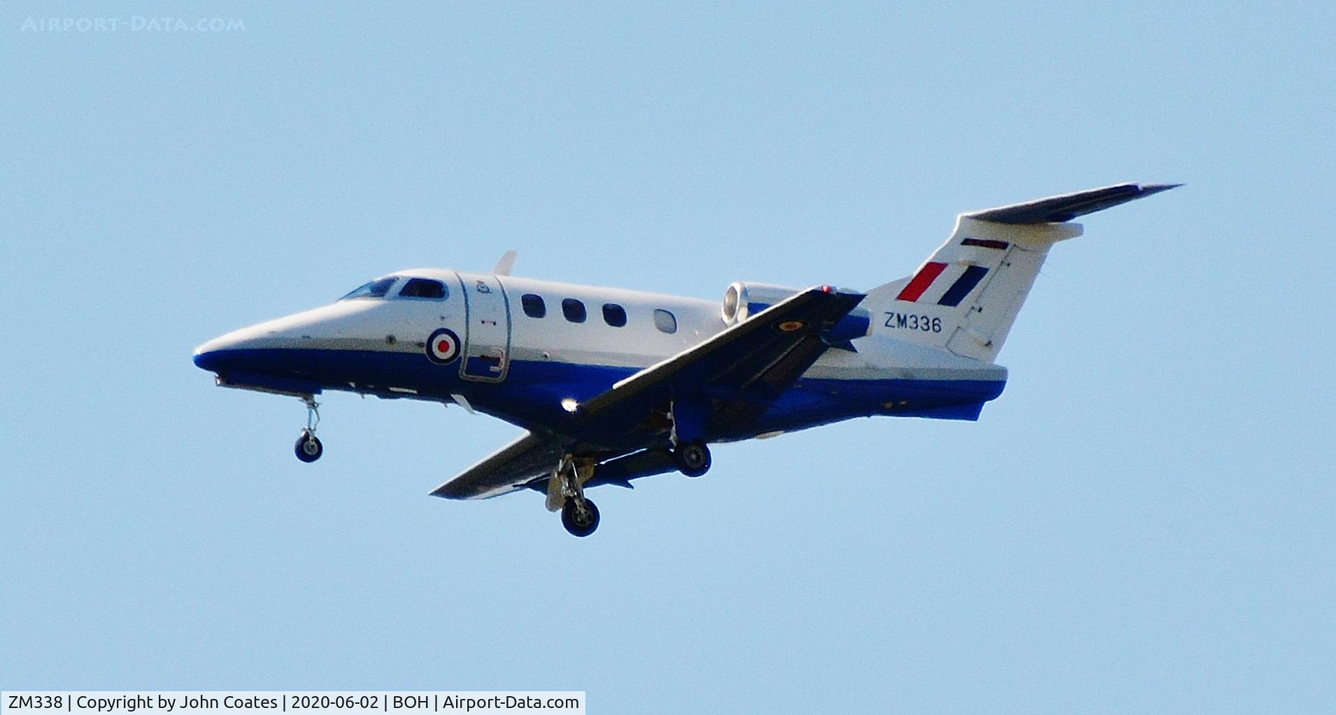ZM338, Embraer Phenom T. 1 C/N 50000384, Departing off 26