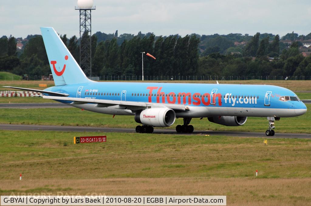 G-BYAI, 1993 Boeing 757-204 C/N 26967, Taxing