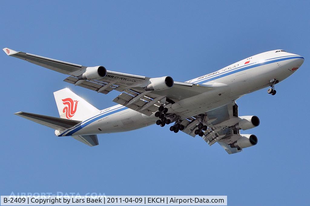 B-2409, Boeing 747-412F/SCD C/N 26560, RWY04L from Kongelundsfortet