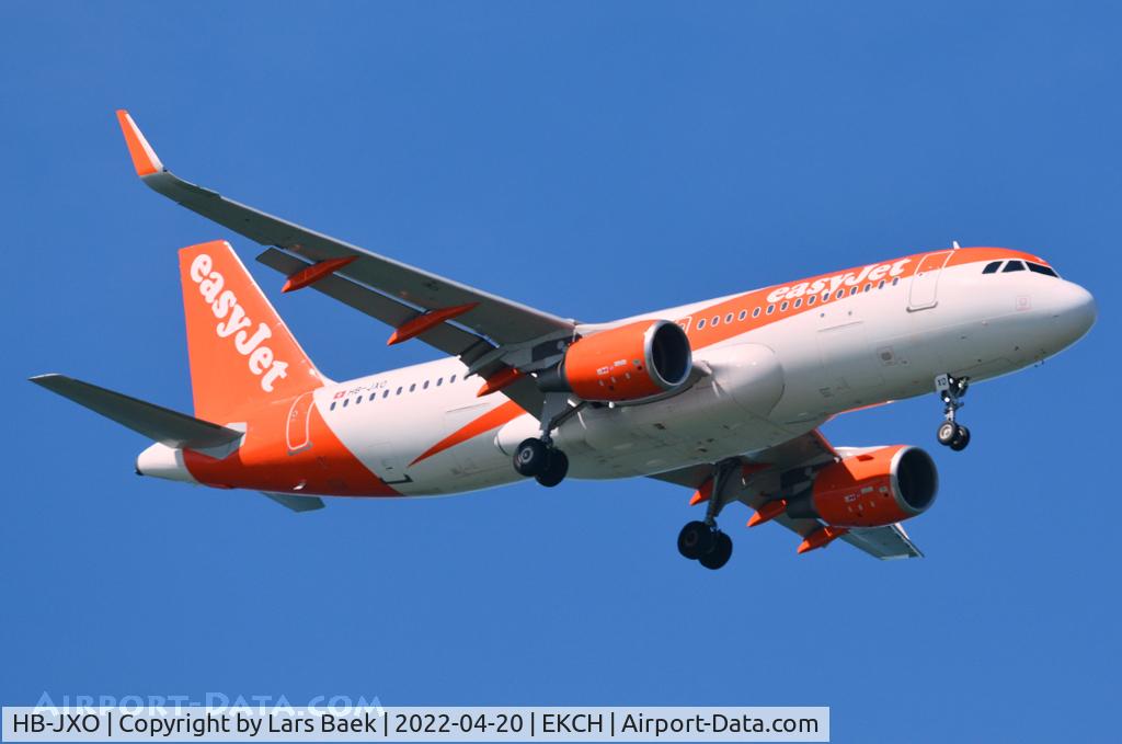 HB-JXO, 2018 Airbus A320-214 C/N 8390, RWY04L from Kongelundsfortet