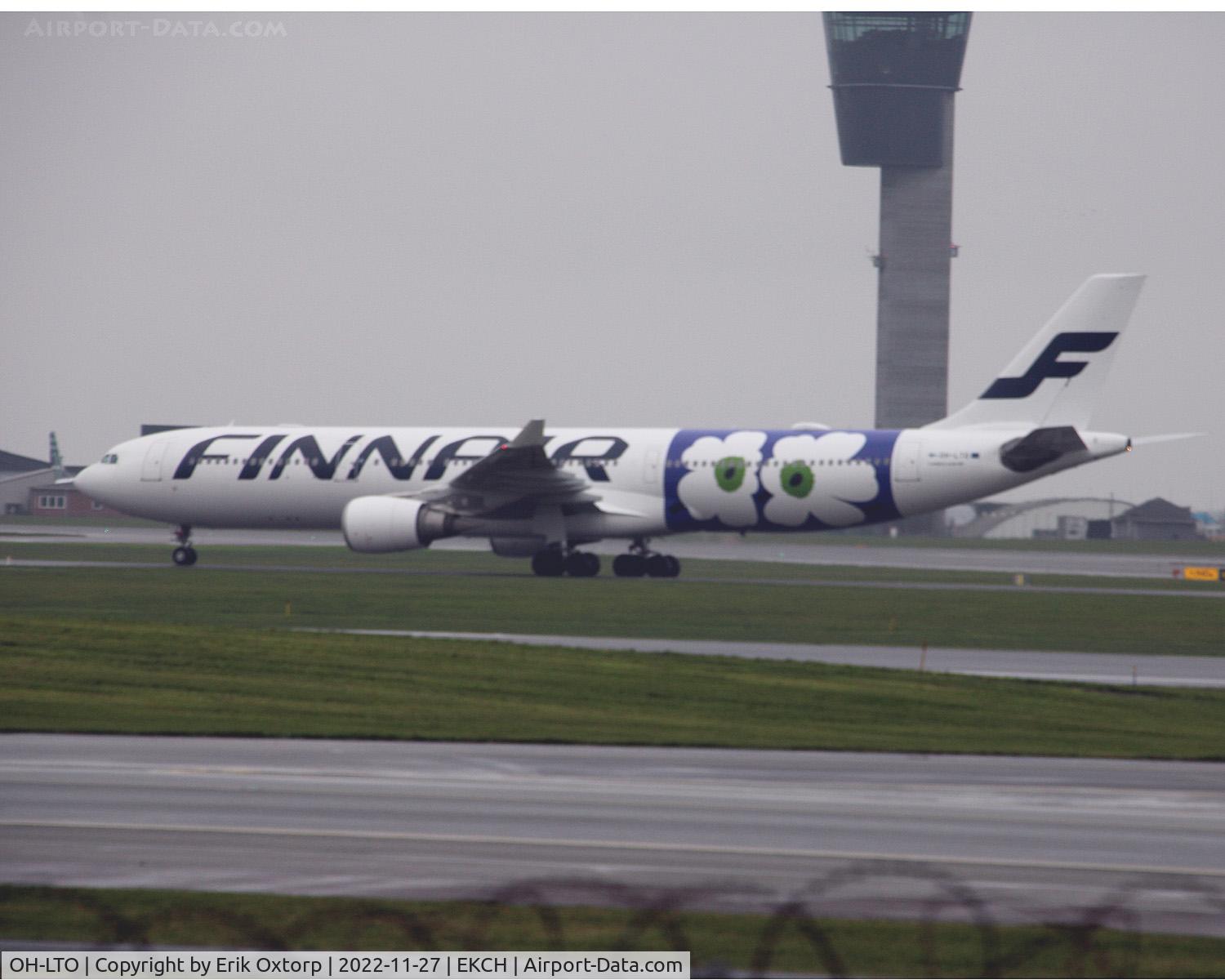 OH-LTO, 2009 Airbus A330-302X C/N 1013, OH-LTO landed rw 22L