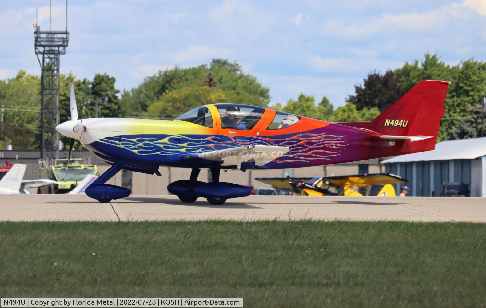N494U, 2006 Stoddard-Hamilton Glasair Super II FT C/N 2422, OSH 2022