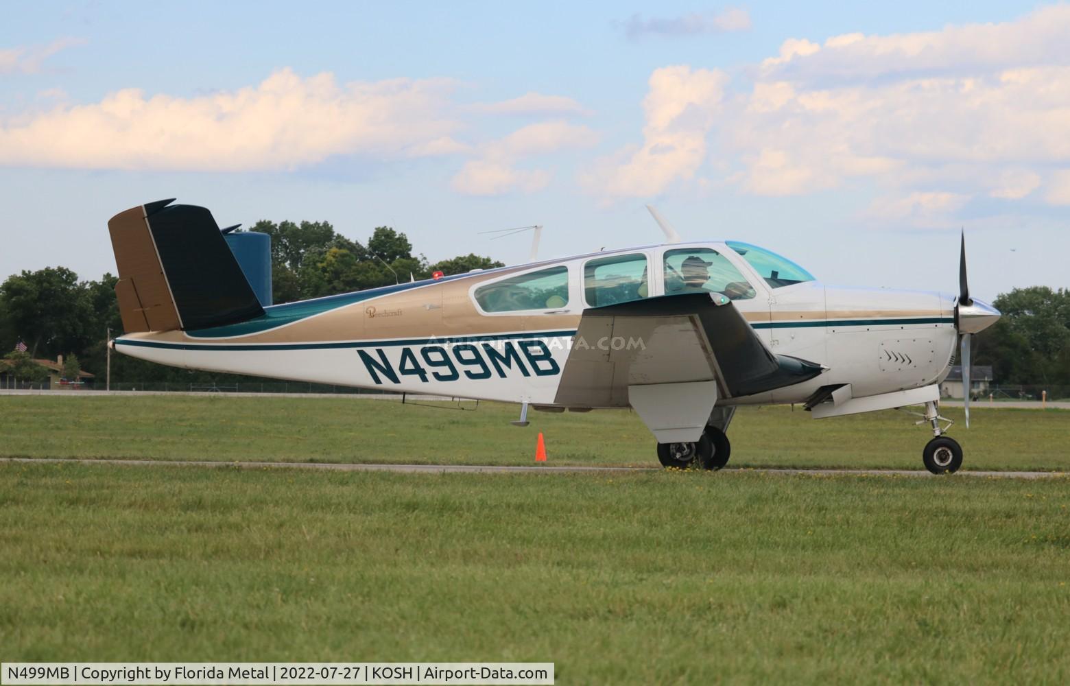 N499MB, 1964 Beech S35 Bonanza C/N D-7587, OSH 2022