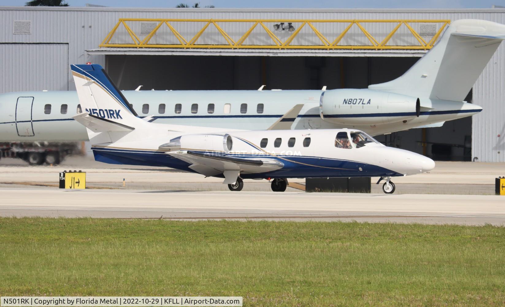 N501RK, 1977 Cessna 501 Citation I/SP C/N 501-0024, FLL 2022