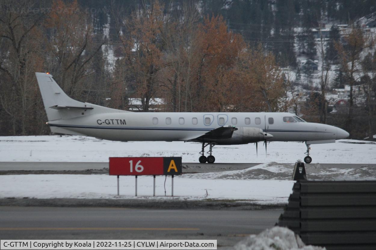 C-GTTM, 1982 Swearingen SA-227AT Merlin IVC C/N AT-495B, Departure Kamloops.