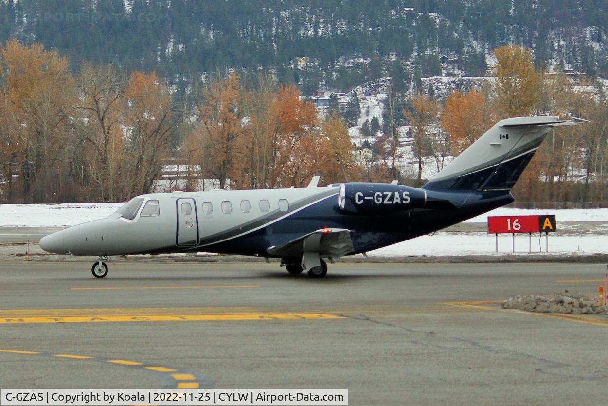 C-GZAS, 2012 Cessna 525A Citation C/N 525A0508, Arrival from Edmonton, new c/s.