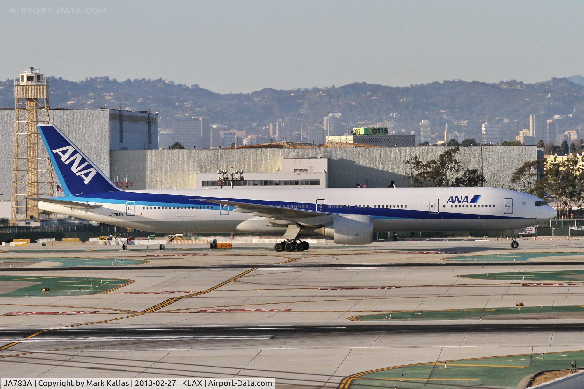 JA783A, 2008 Boeing 777-381/ER C/N 27940, ANA B773, JA783A at LAX