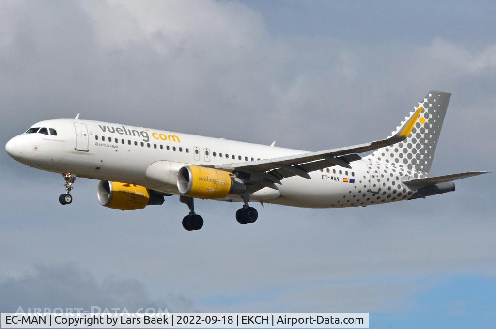 EC-MAN, 2014 Airbus A320-214 C/N 6079, RWY22L