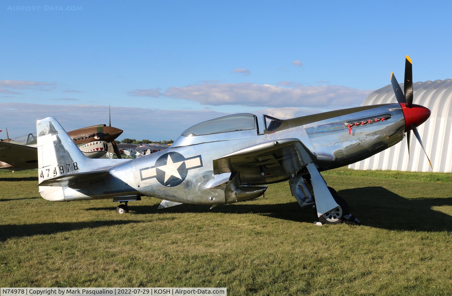 N74978, 1944 North American F-51D Mustang C/N 44-74978, North American P-51D