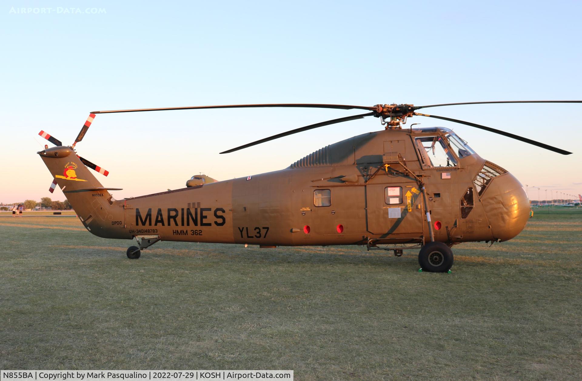 N855BA, 1961 Sikorsky UH-34D Seahorse C/N 148783, Sikorsky UH-34D