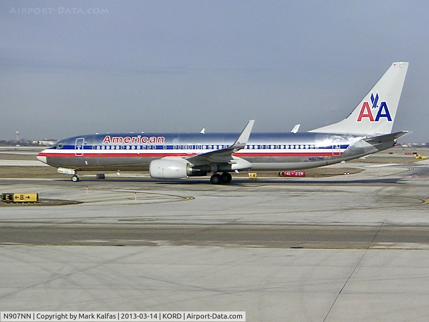 N907NN, 2013 Boeing 737-823 C/N 31158, American B738, N907NN at ORD
