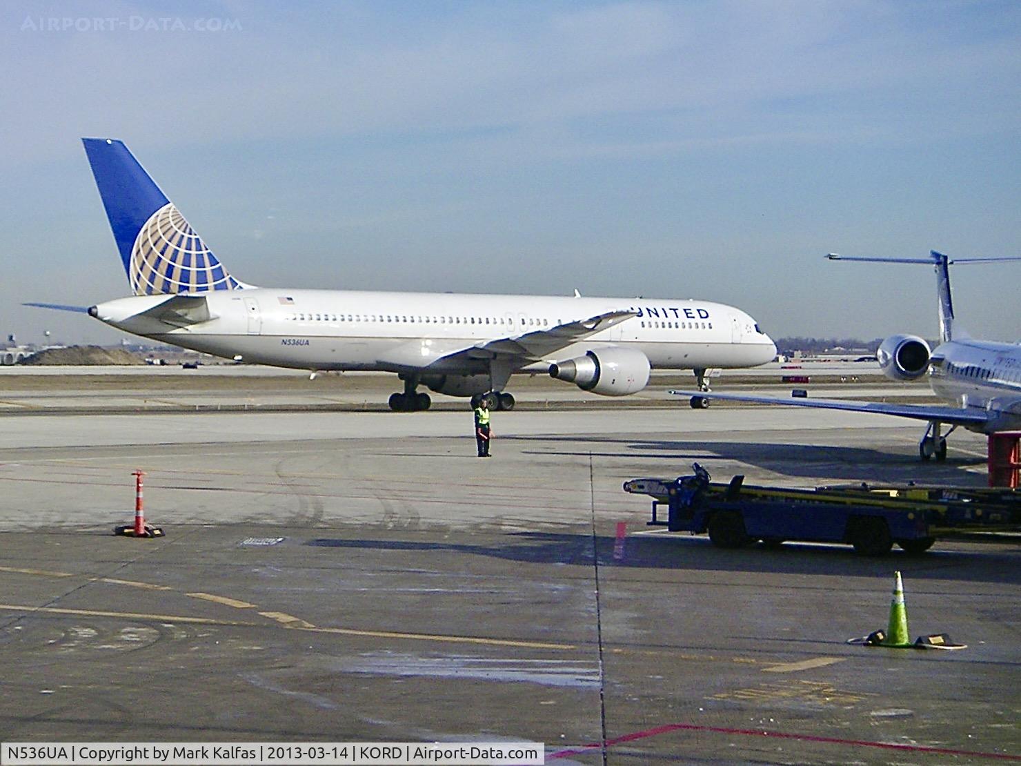 N536UA, 1991 Boeing 757-222 C/N 25156, United B752, N536UA at ORD