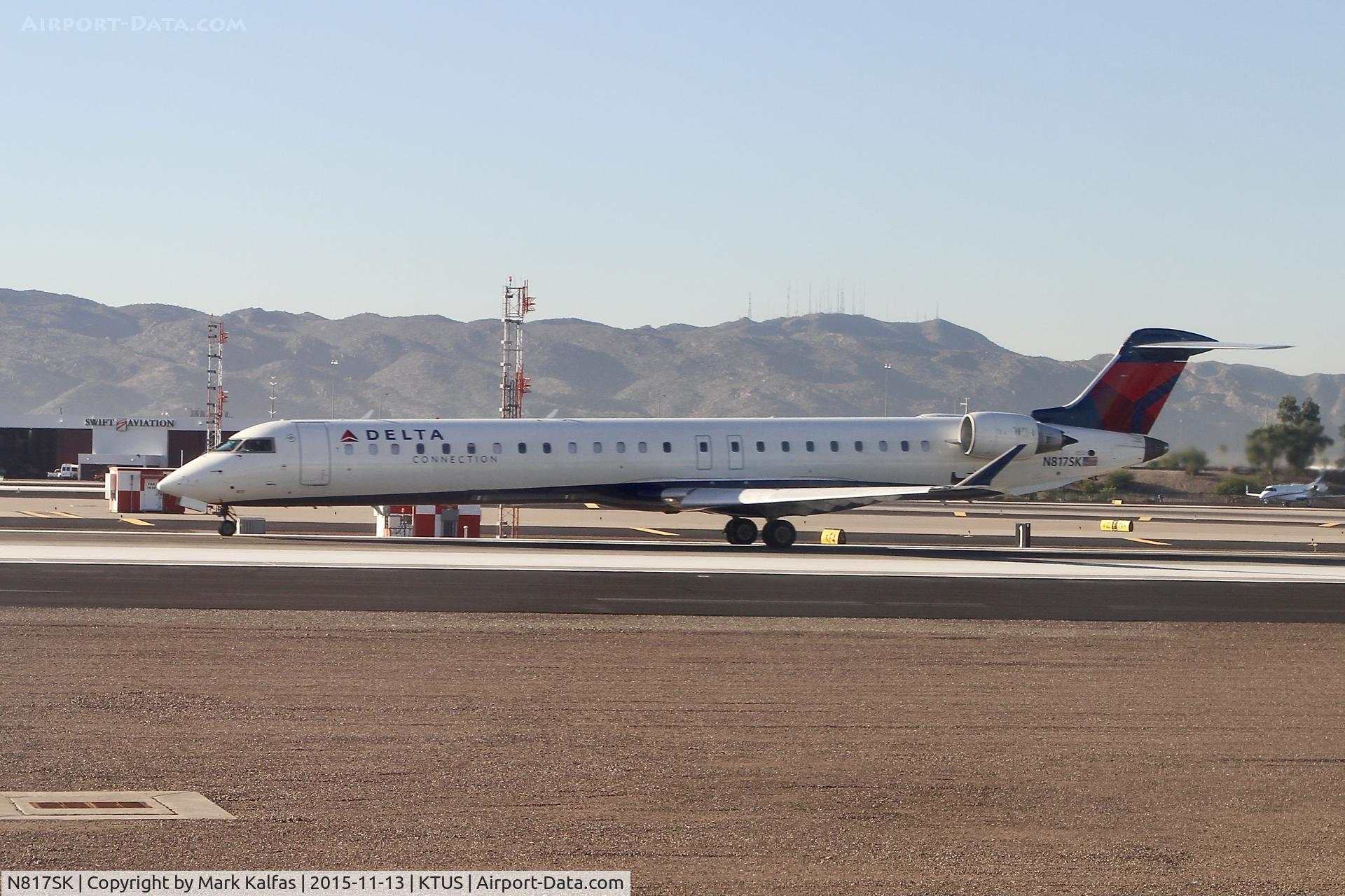 N817SK, 2006 Bombardier CRJ-900ER (CL-600-2D24) C/N 15107, SkyWest/Delta Express CRJ9, N817Sk at TUS