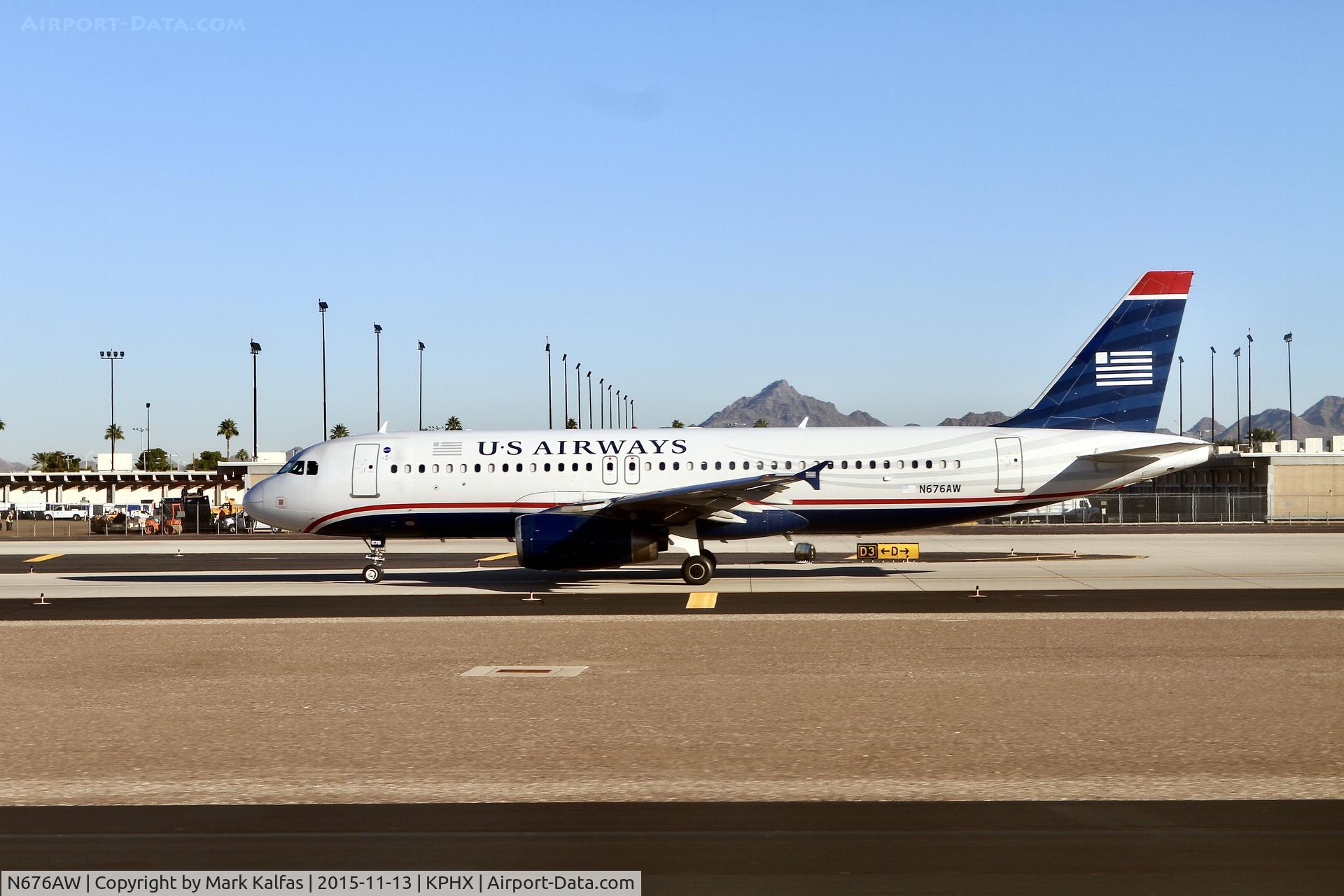 N676AW, 2005 Airbus A320-232 C/N 2422, UB AIRWAYS A320, Airbus A320-232 N676AW at PHX