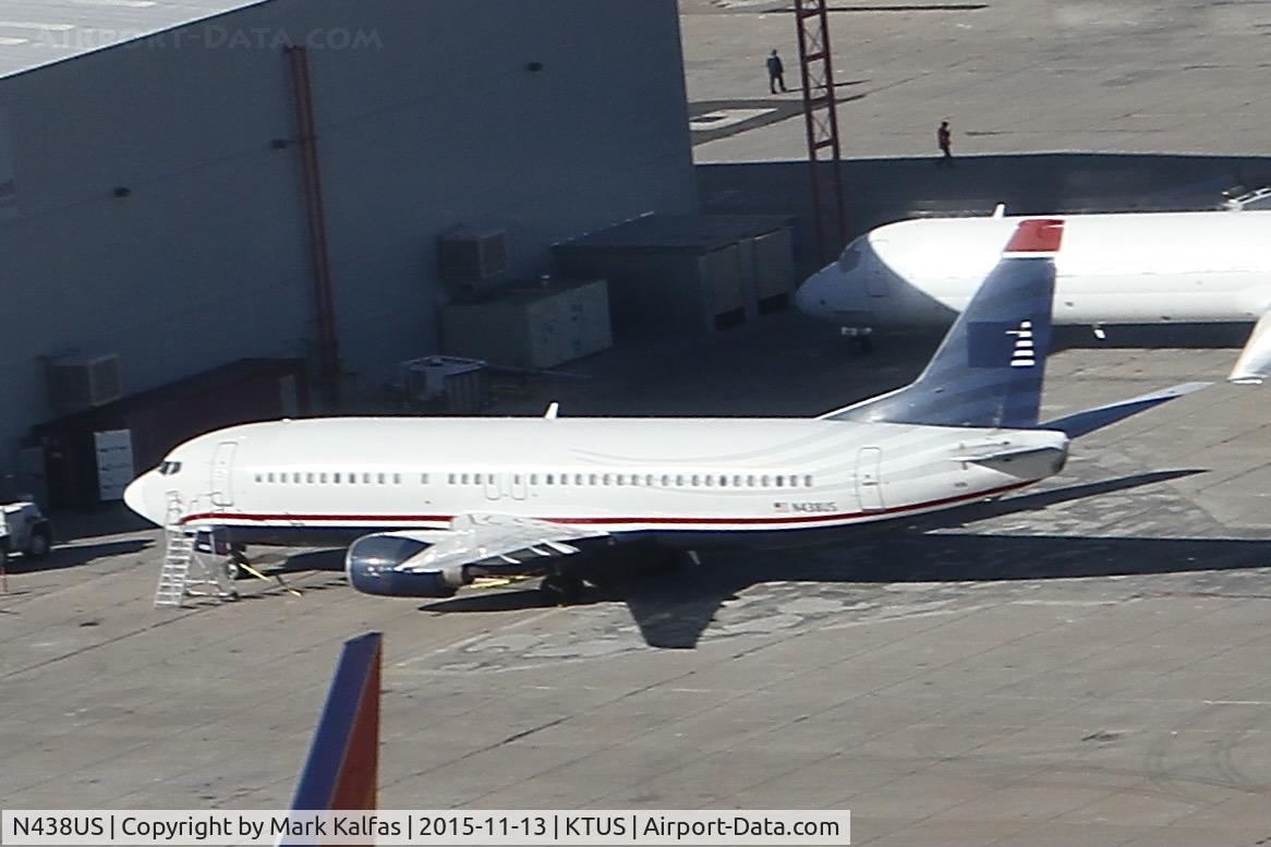 N438US, 1990 Boeing 737-4B7 C/N 24560, Ex US Airways N438US at TUS.