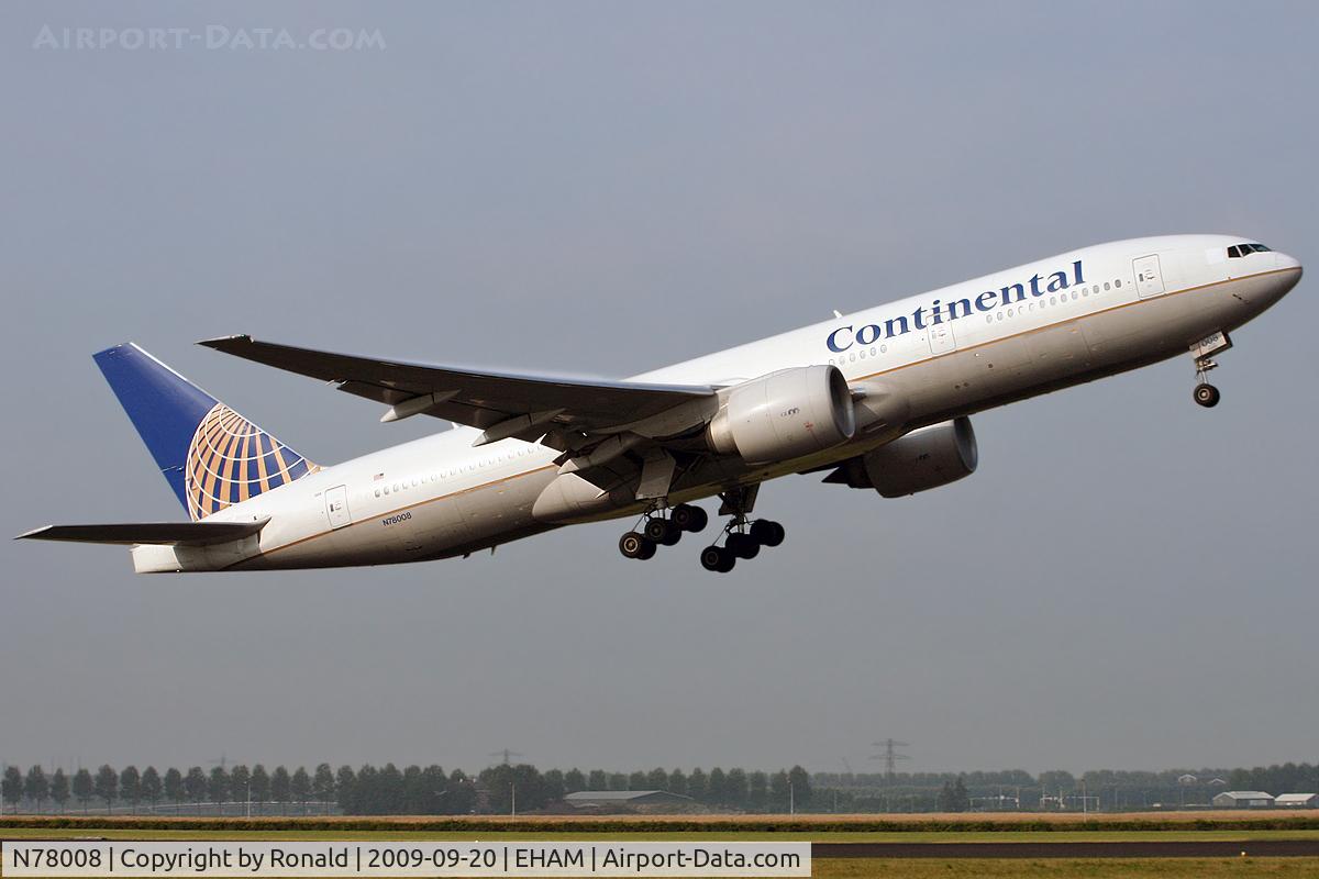 N78008, 1999 Boeing 777-224/ER C/N 29478, at spl
