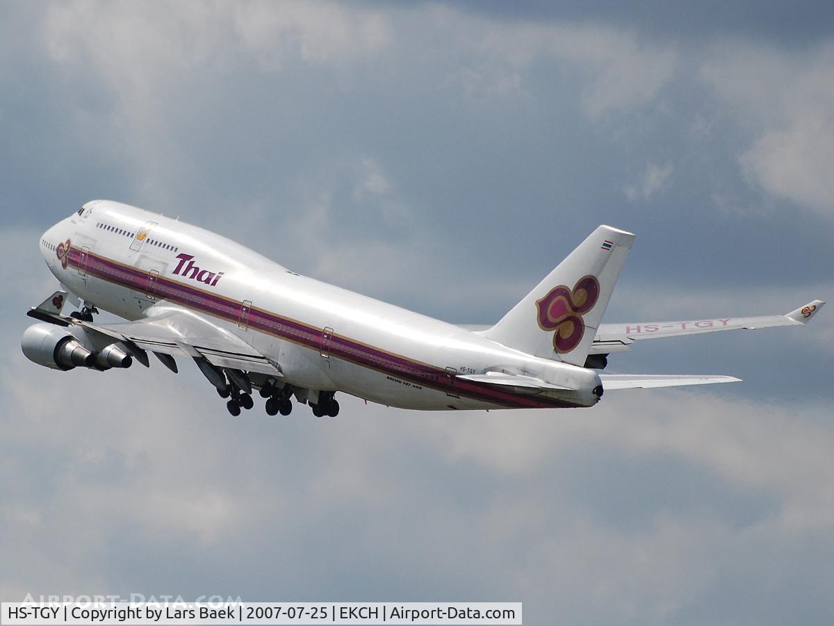 HS-TGY, 1998 Boeing 747-4D7 C/N 28705, RWY22R