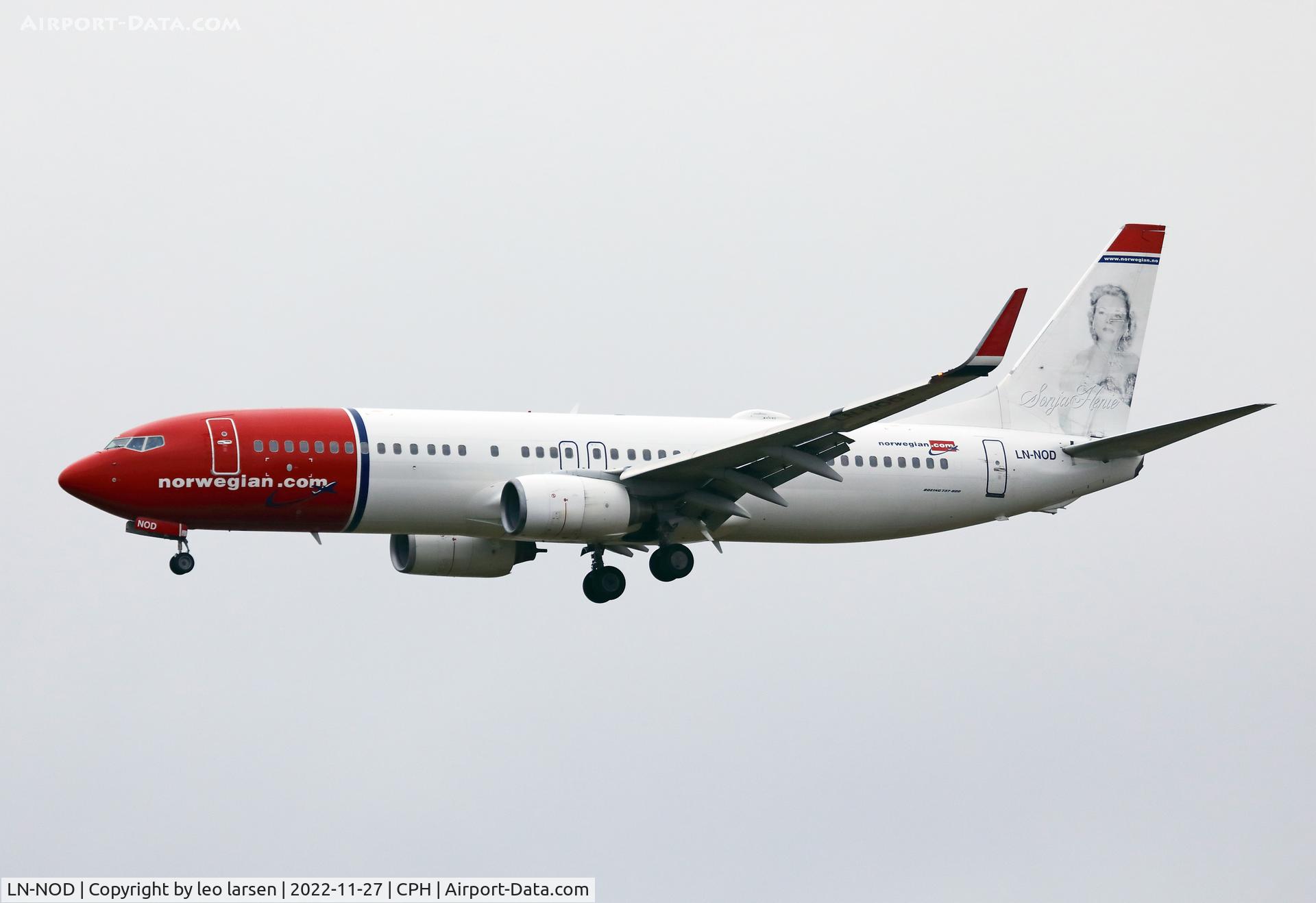 LN-NOD, 2008 Boeing 737-8Q8 C/N 35280, Copenhagen 27.11.2022