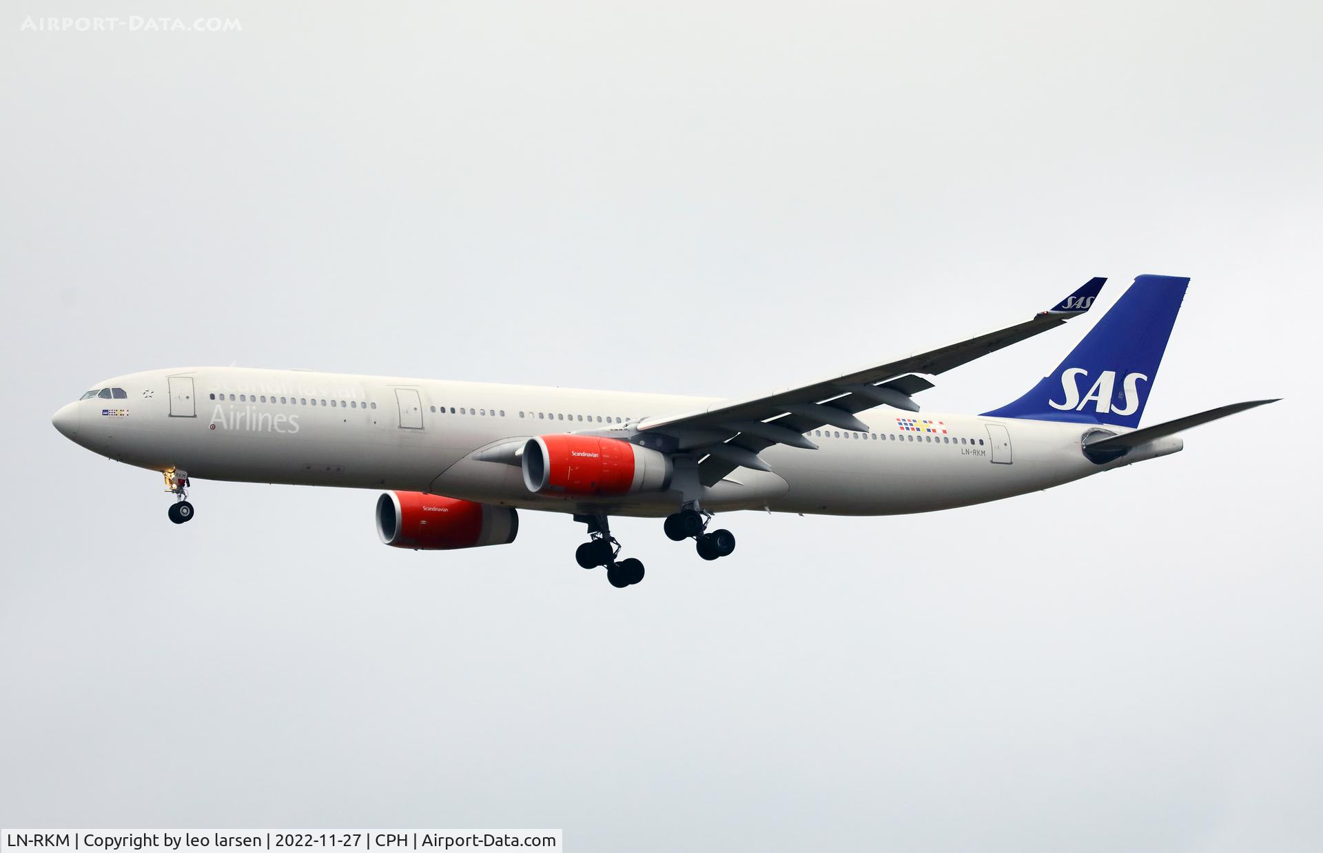 LN-RKM, 2002 Airbus A330-343X C/N 496, Copenhagen 27.11.2022