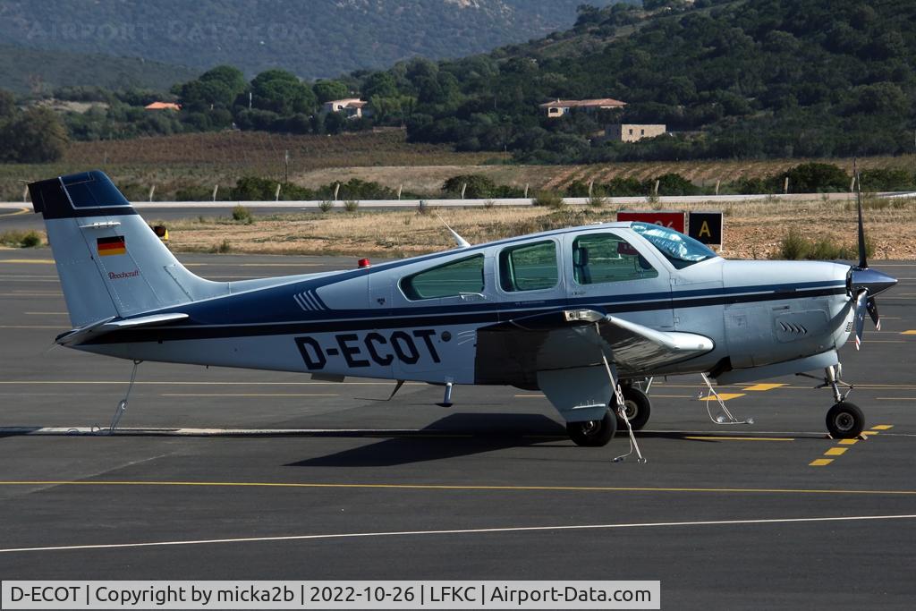 D-ECOT, Beechcraft F33A Bonanza C/N CE-1716, Parked