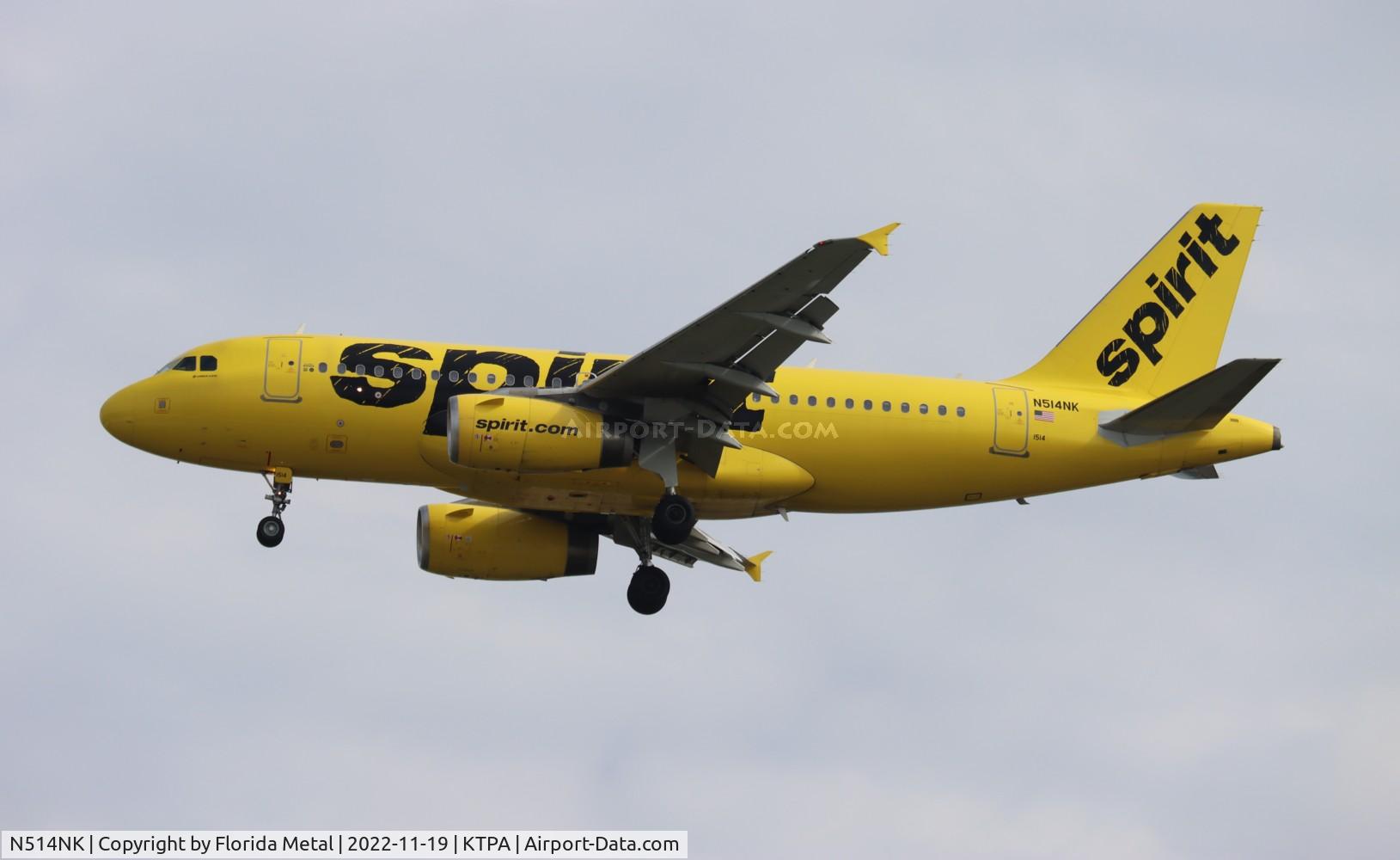 N514NK, 2006 Airbus A319-132 C/N 2679, TPA 2022