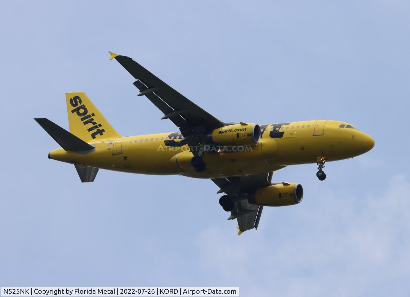 N525NK, 2006 Airbus A319-132 C/N 2942, ORD 2022