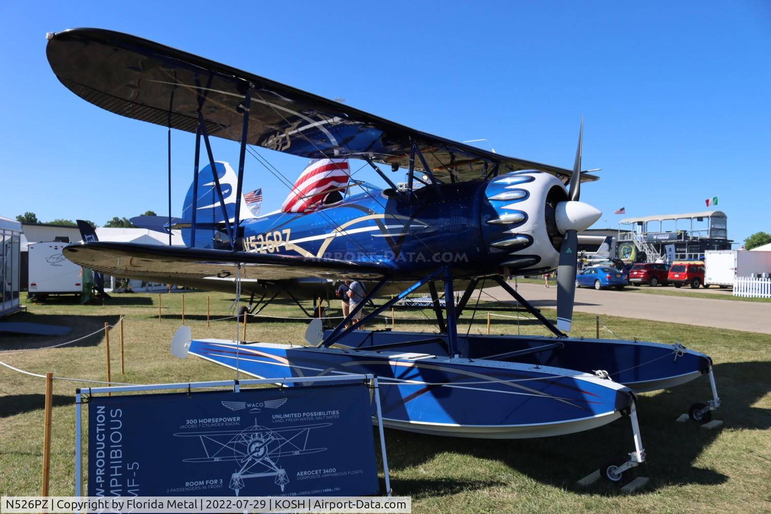 N526PZ, 2020 Waco YMF-5C C/N F5C-8F156, OSH 2022