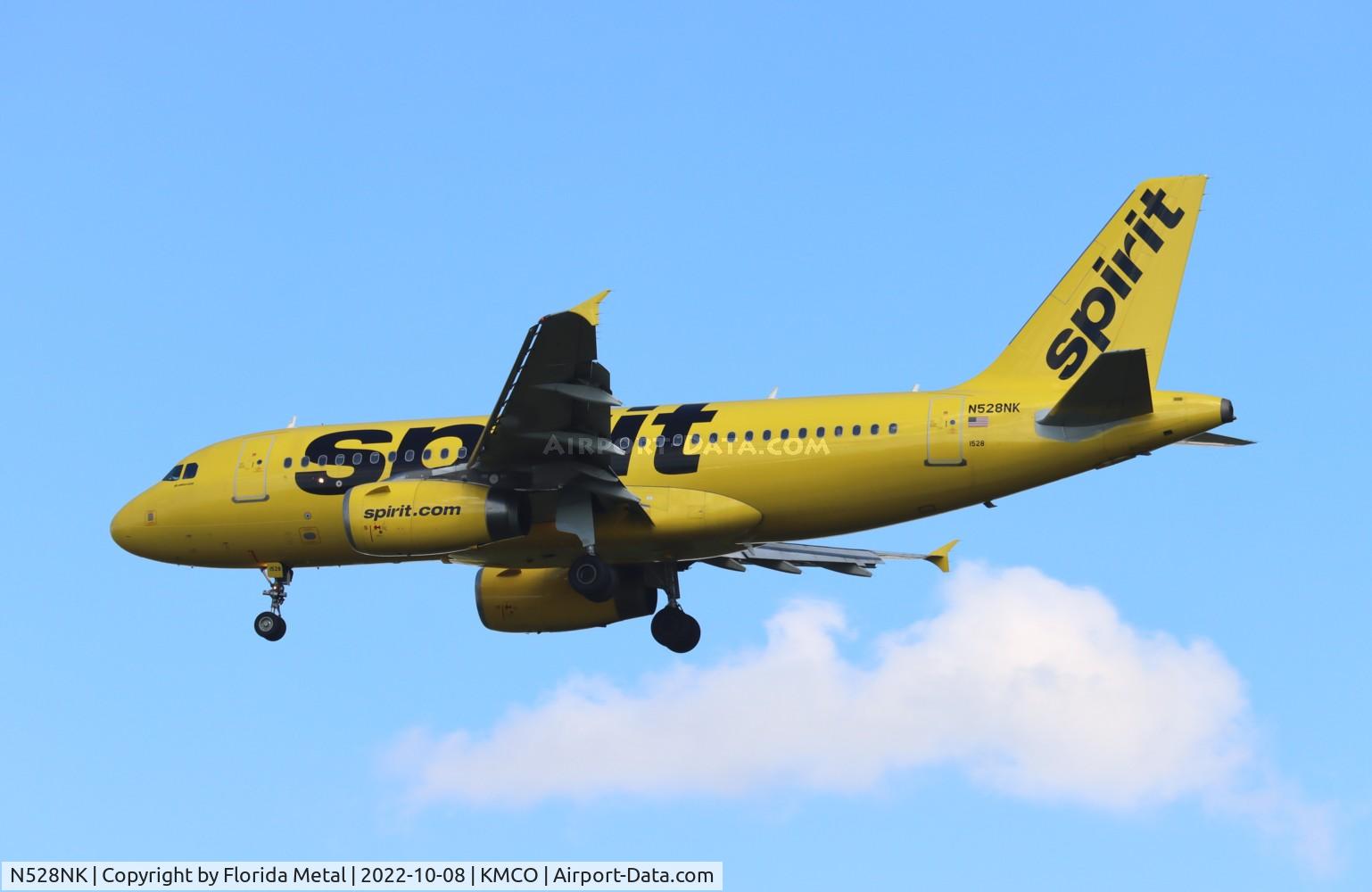 N528NK, 2007 Airbus A319-132 C/N 2983, MCO 2022