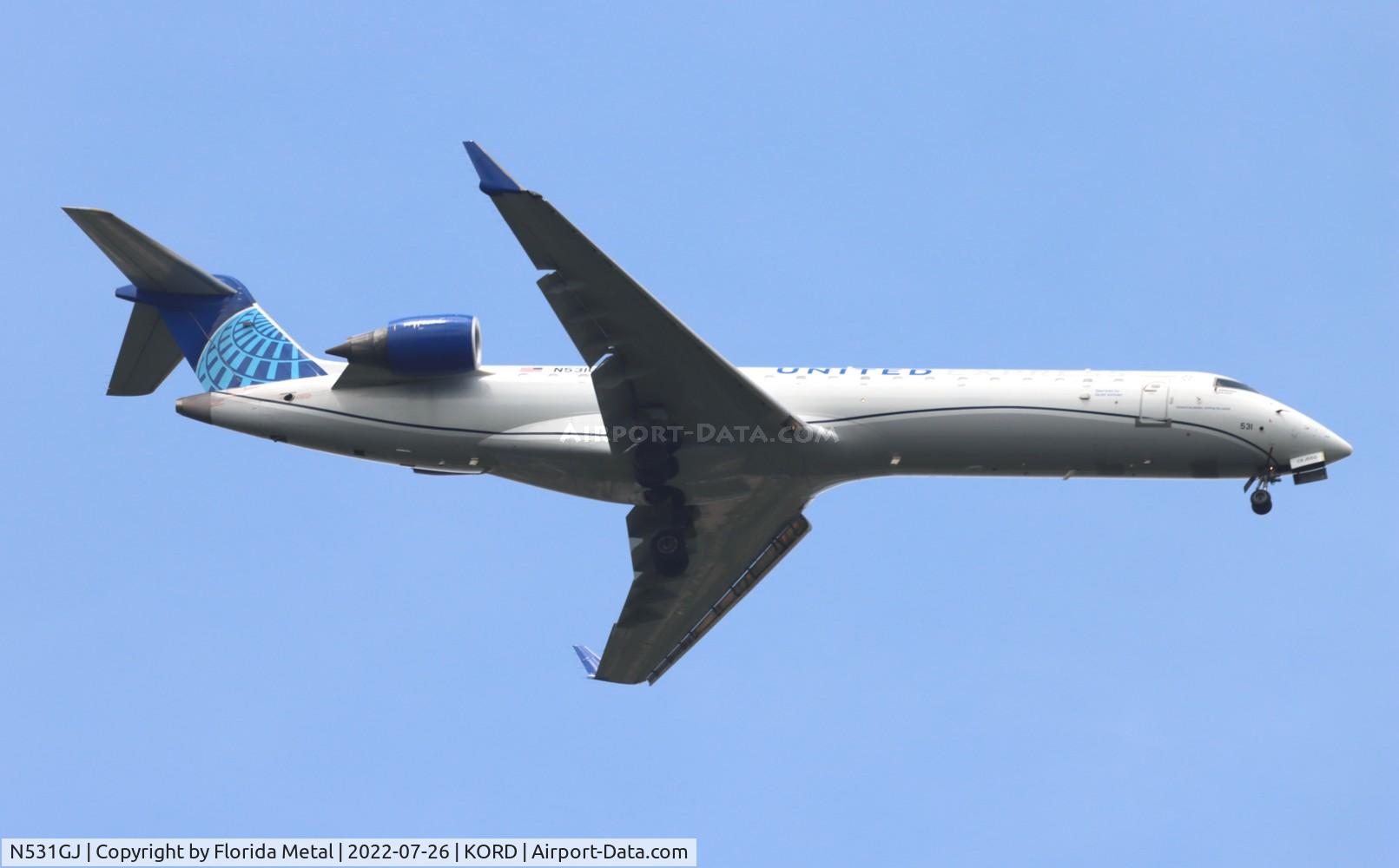 N531GJ, 2005 Bombardier CRJ-702 (CL-600-2C10) Regional Jet C/N 10218, ORD 2022