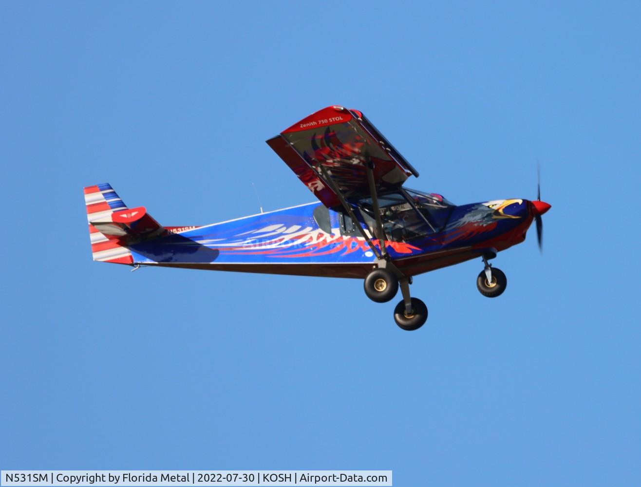 N531SM, 2018 Zenith STOL CH-750 C/N 75-7662, OSH 2022