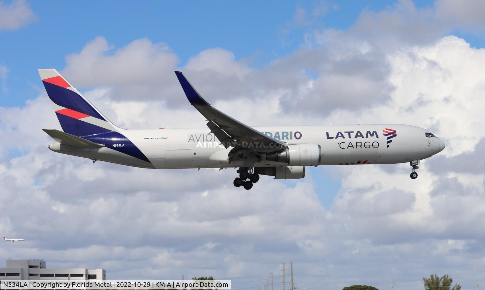 N534LA, 2001 Boeing 767-316F(ER) C/N 32572, MIA 2022