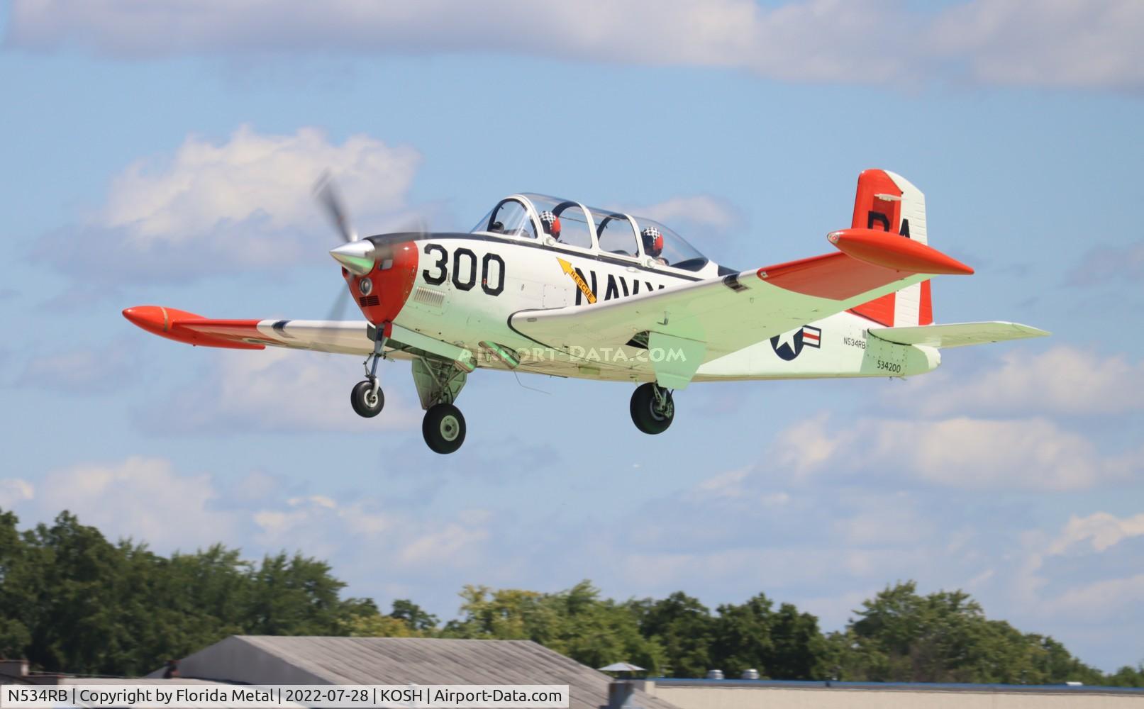 N534RB, 1953 Beech T-34A (A45) Mentor Mentor C/N G-300, OSH 2022