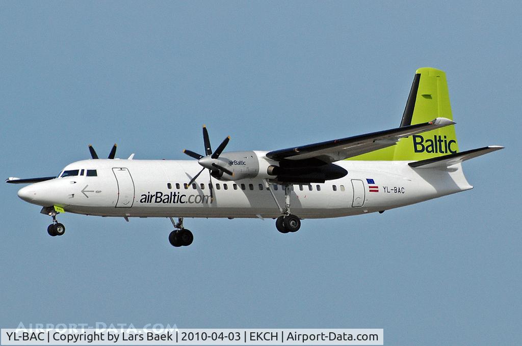 YL-BAC, 1991 Fokker 50 C/N 20216, RWY22L