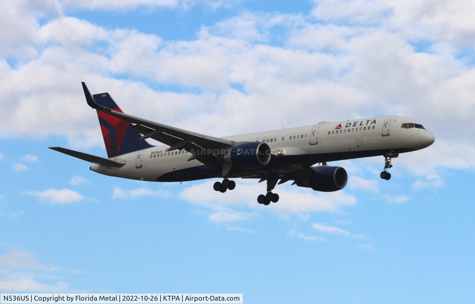 N536US, 1995 Boeing 757-251 C/N 26483, TPA 2022