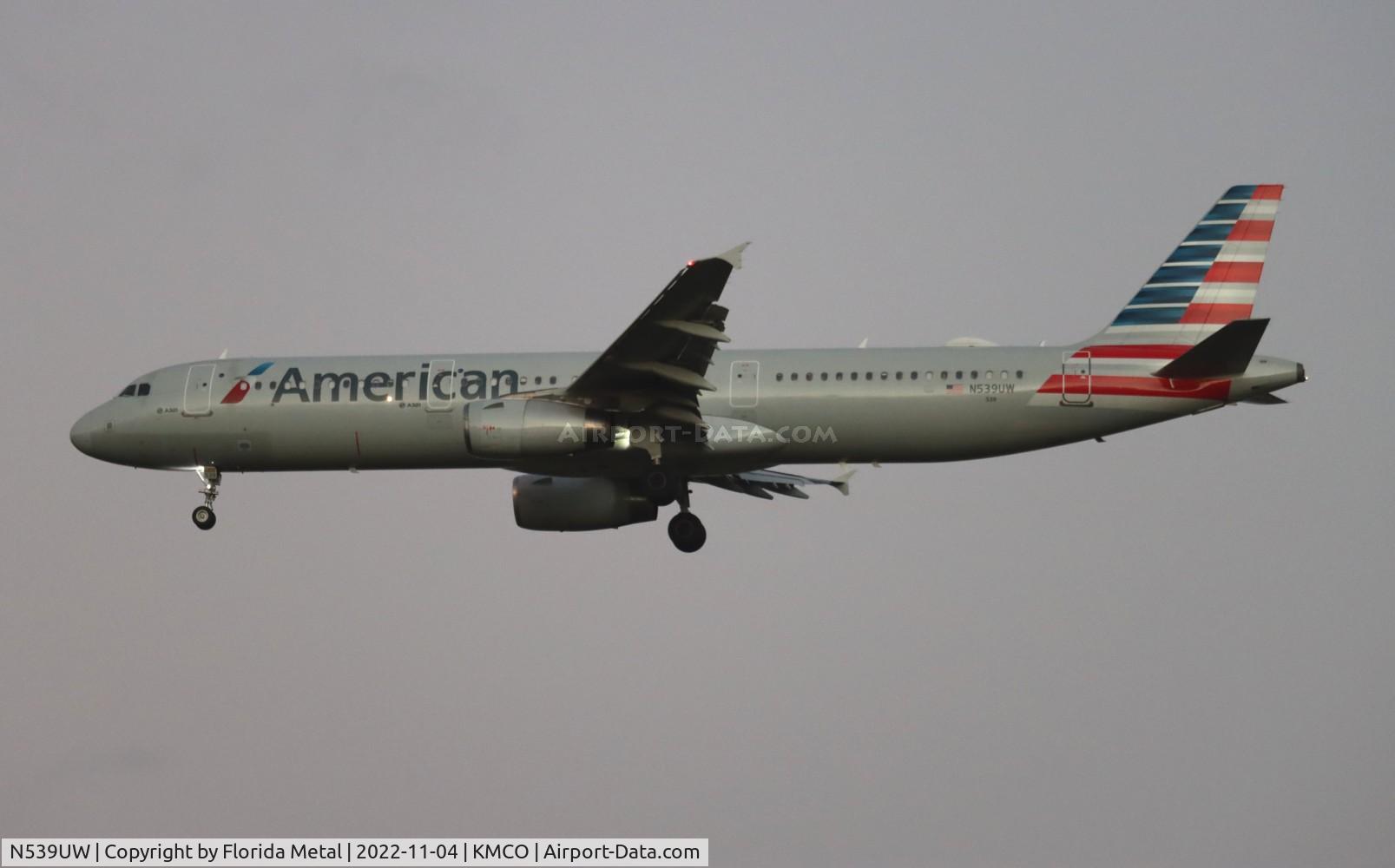 N539UW, 2009 Airbus A321-231 C/N 4082, MCO 2022