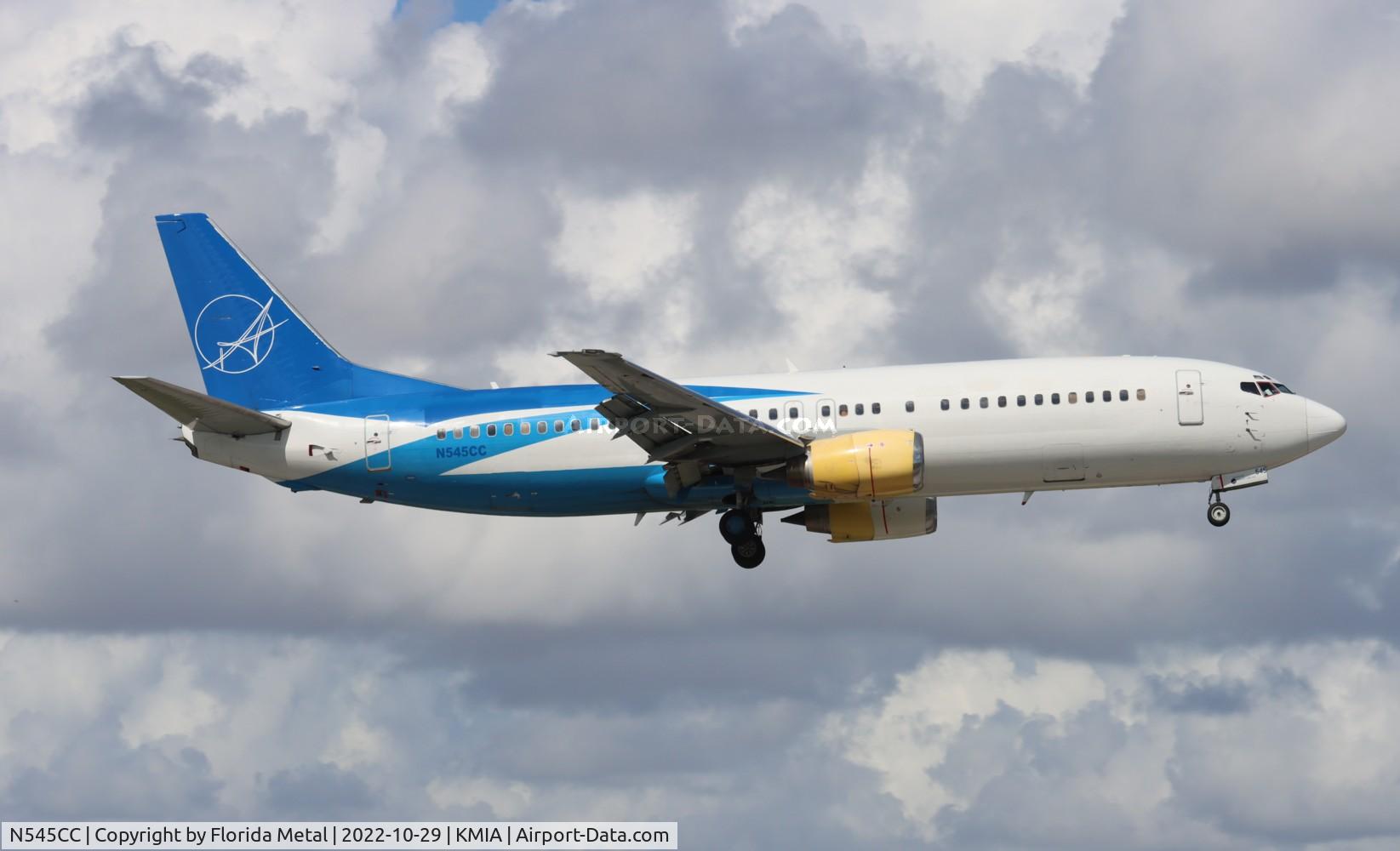 N545CC, 1996 Boeing 737-48E C/N 25771, MIA 2022