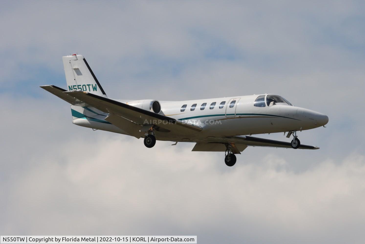 N550TW, 1989 Cessna 550 Citation II C/N 550-0603, ORL 2022