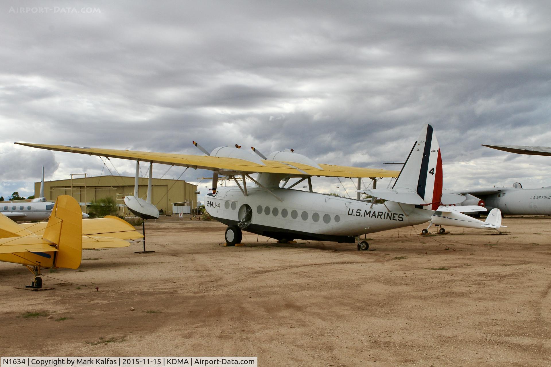 NC1634, 1936 Sikorsky S-43 C/N 4325, Sikorsky S-43, NC1634 at Pima