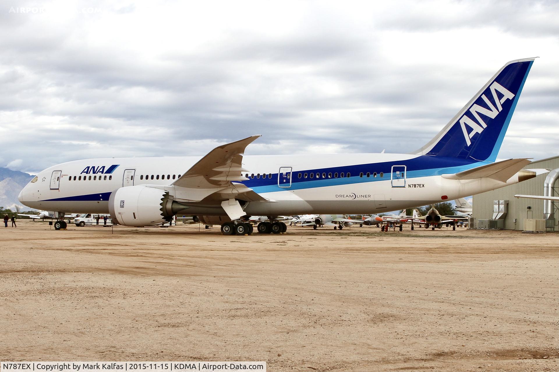 N787EX, 2009 Boeing 787-8 Dreamliner C/N 40691, ANA Boeing 787-8, N787EX