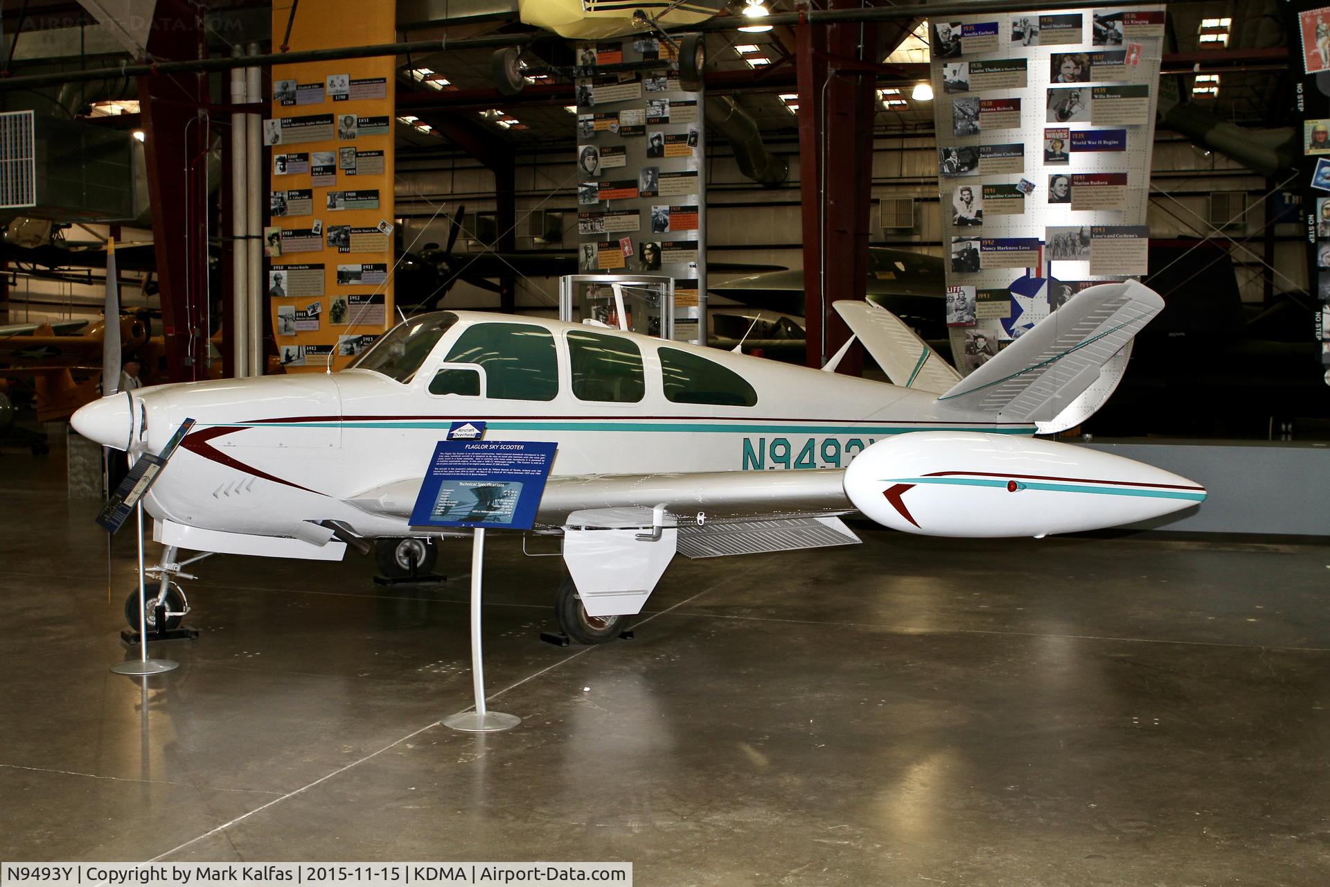 N9493Y, Beech N35 Bonanza C/N D-6668, 1961 Beechcraft N35, N9493Y at Pima