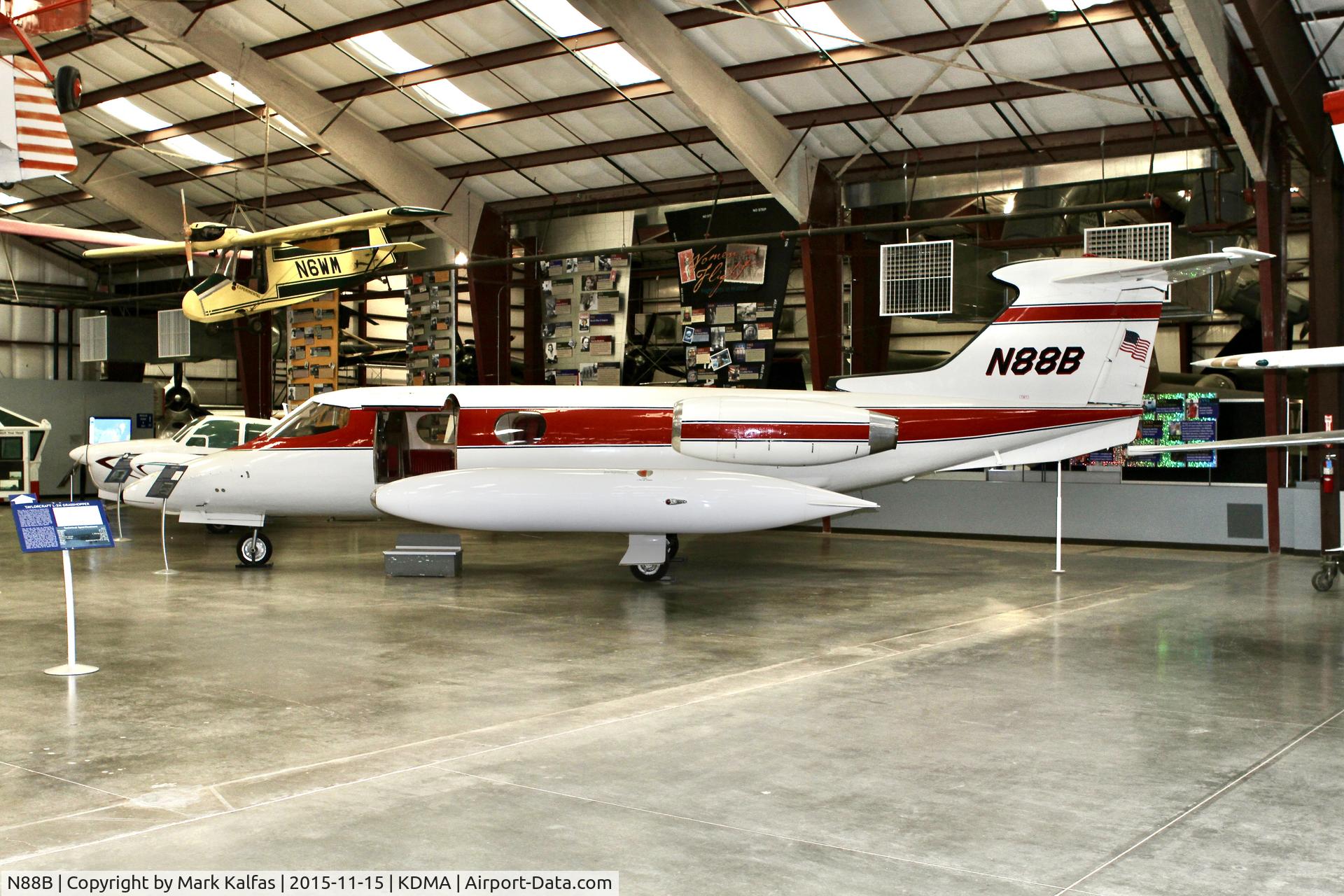 N88B, 1965 Learjet 23 C/N 23-015, 1965 Learjet 23, N88B at Pima
