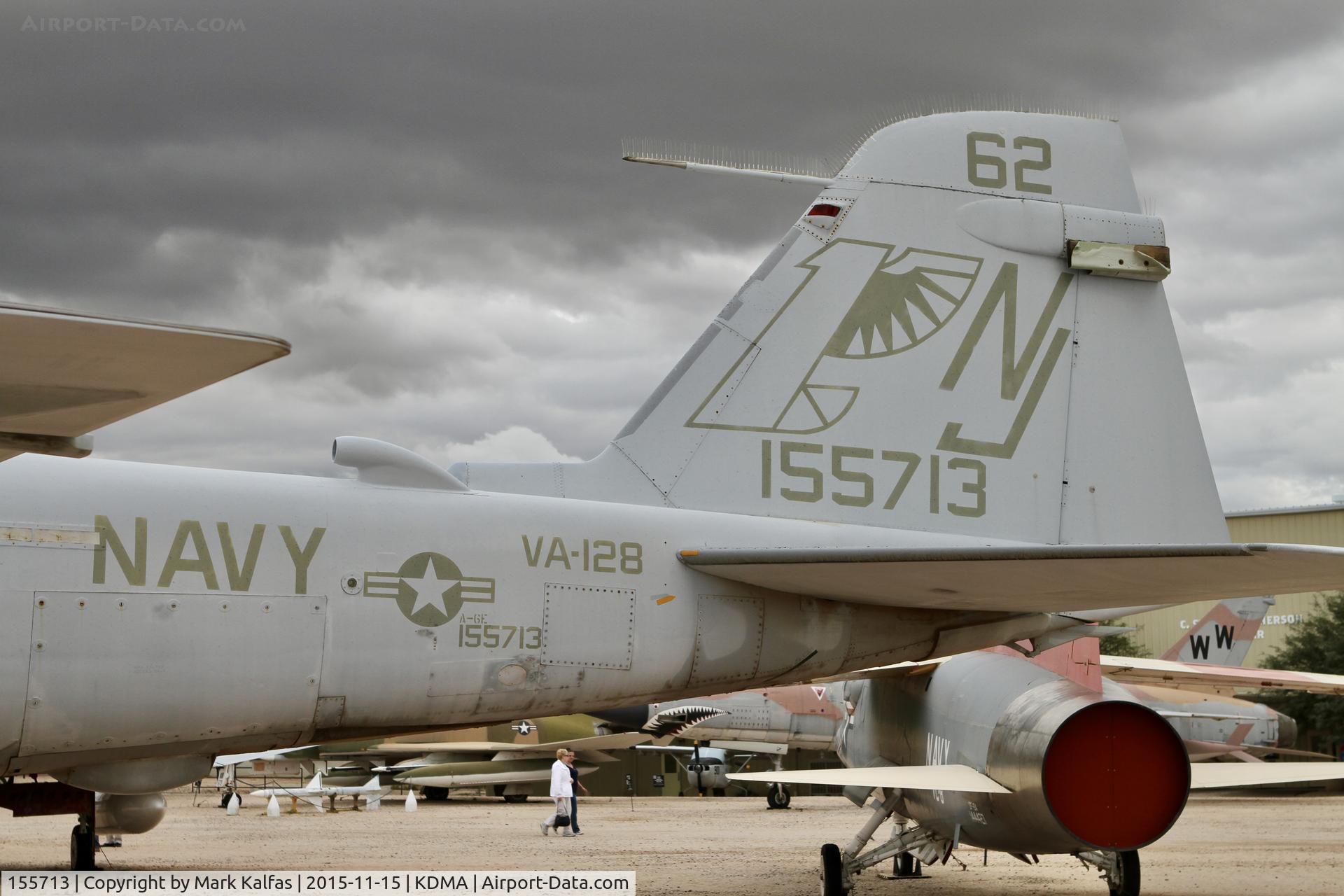155713, Grumman A-6E Intruder C/N I-439, 155713 (NJ-562), Grumman A-6E Intruder at Pima