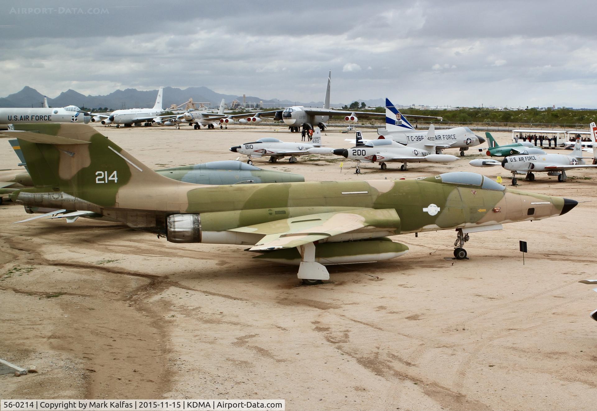 56-0214, 1956 McDonnell RF-101C Voodoo C/N 230, 1956 McDonnell RF-101C Voodoo, 56-0214 at Pima