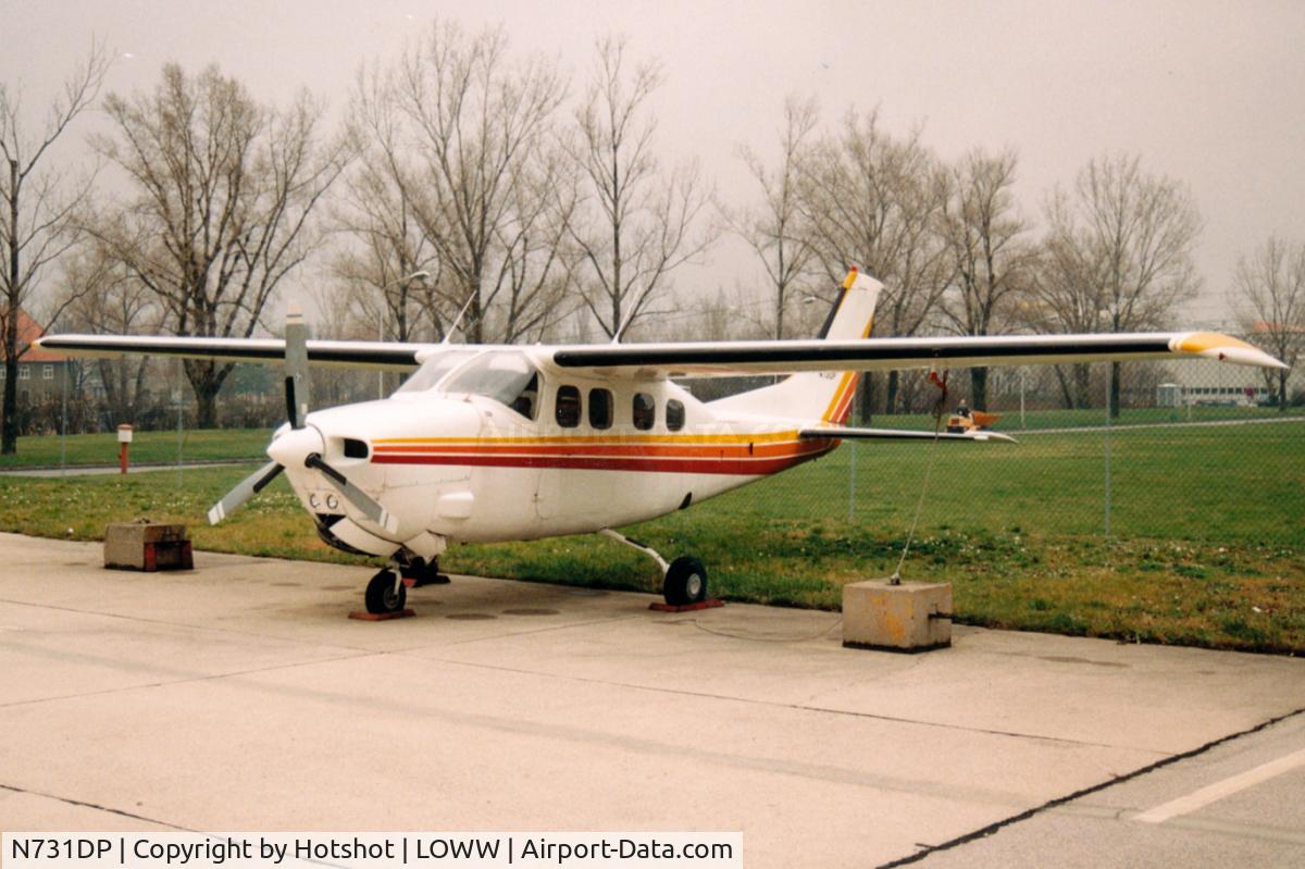 N731DP, Cessna P210N Pressurised Centurion C/N P21000445, Secured at the General Aviation Center