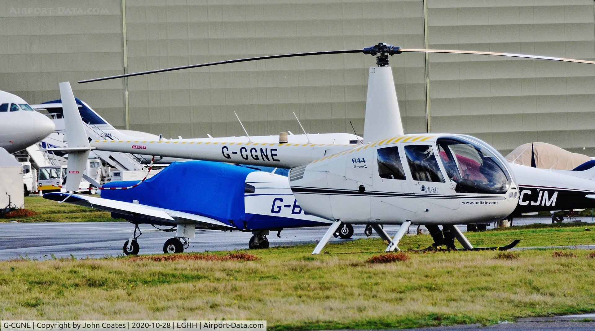 G-CGNE, 2010 Robinson R44 Raven II C/N 12952, At Bliss Avn.