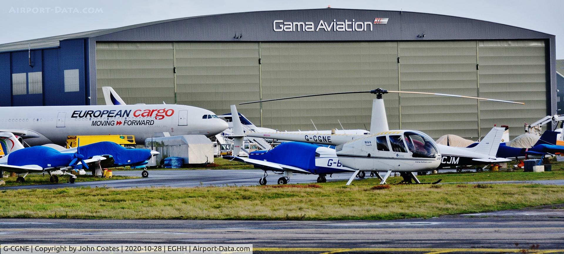 G-CGNE, 2010 Robinson R44 Raven II C/N 12952, At Bliss Avn.