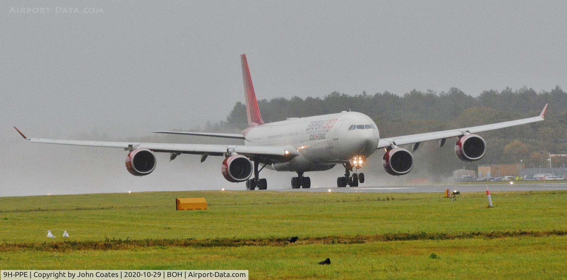 9H-PPE, 2006 Airbus A340-642 C/N 787, About to depart off 26