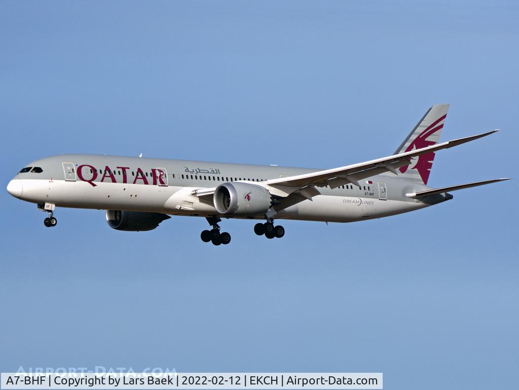 A7-BHF, 2019 Boeing 787-9 Dreamliner Dreamliner C/N 64209, RWY22L