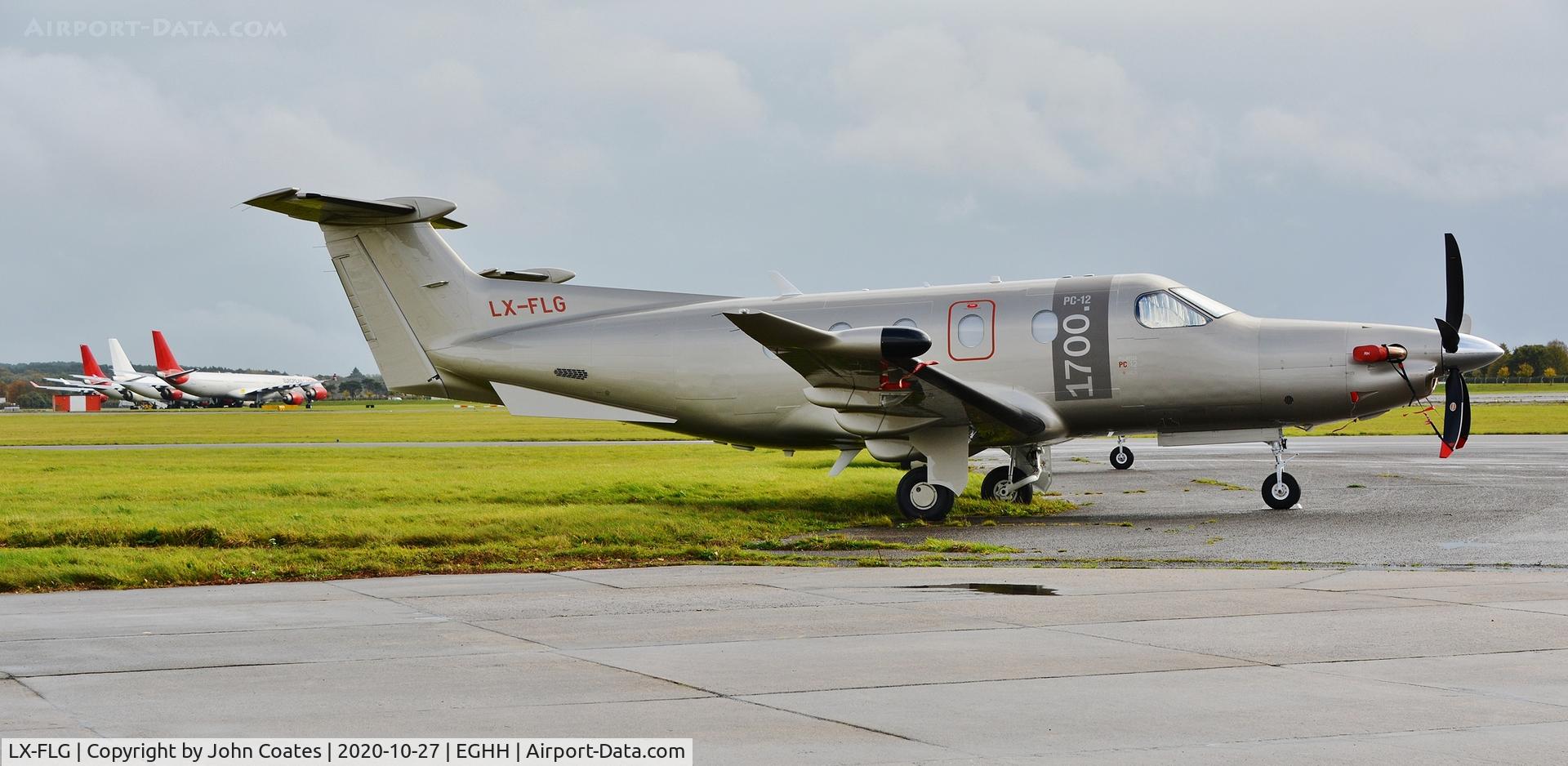 LX-FLG, 2019 Pilatus PC-12/47E C/N 1912, At BAS